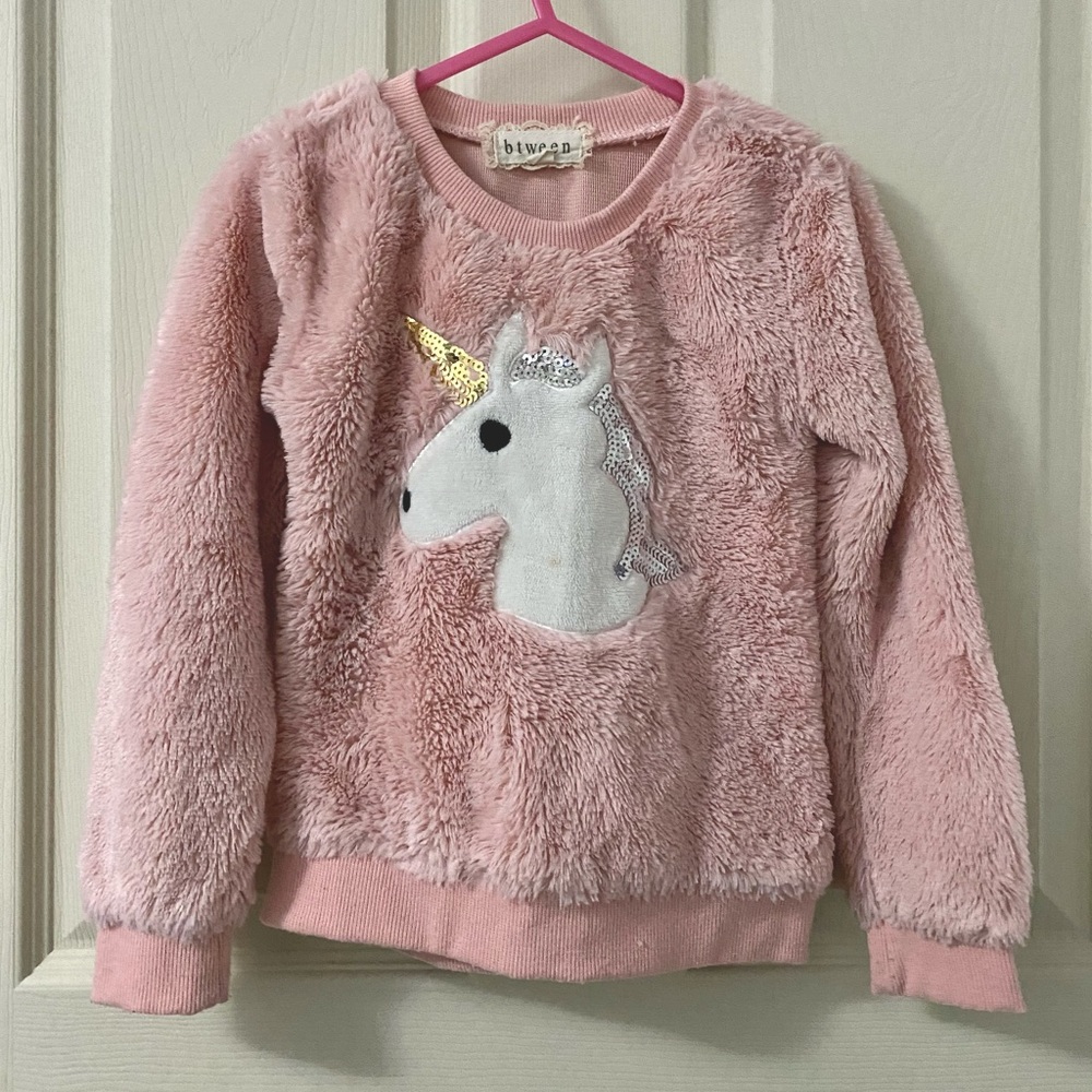 Girls Super Soft Unicorn Sweatshirt Size 5